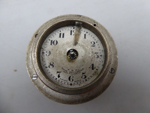 Antique time recorder - (m),