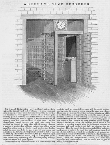 Workman time recorder - workman's,