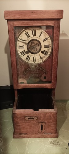 Antique national time recorder - antique,