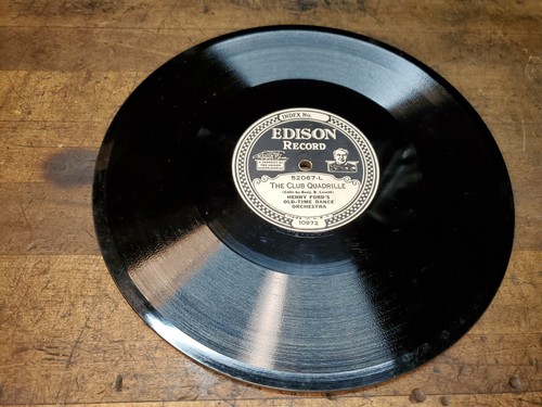 Antique edison disc phonograph - antique,