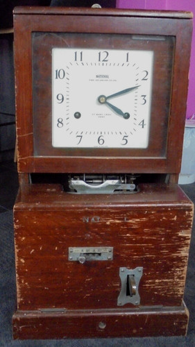 Clocking machine vintage - clocking, in
