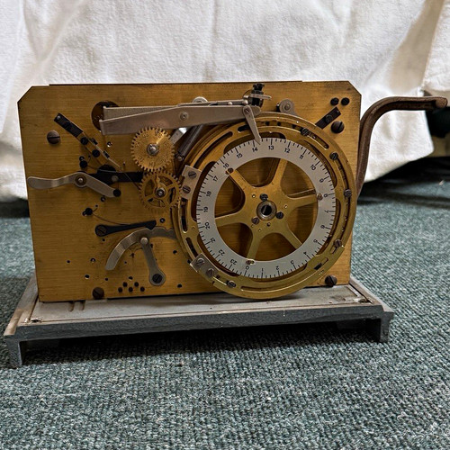 Antique bürk mechanical time - antique,