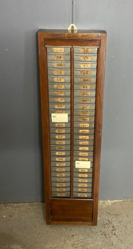 Vintage clocking clock - in,