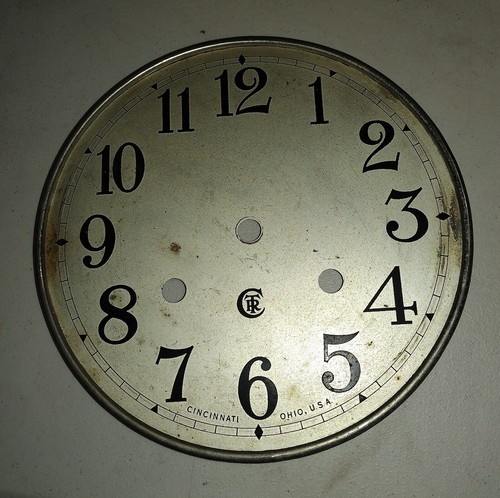 Antique american clock - american, dial