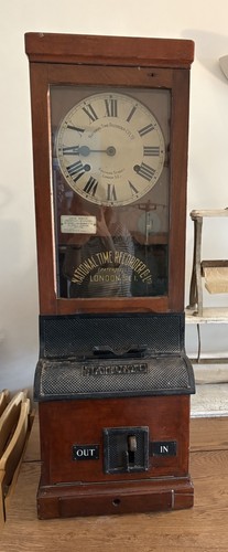 Antique clocking machine - clocking, in