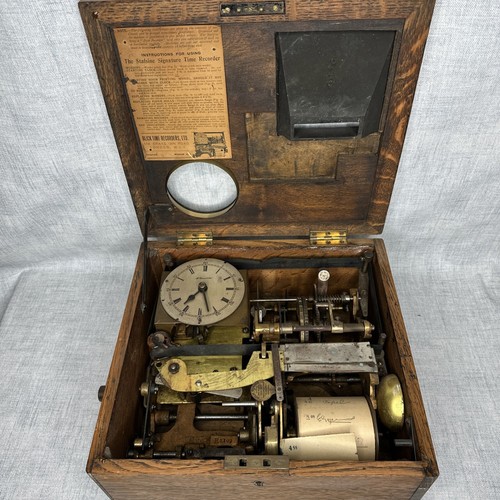 Vintage samuel time recorder - vintage,